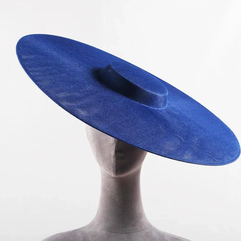 202508-bbao Ins Chic Faux Linen Diy Vintage Style Bride Solid Classic Sun Hat Women Leisure Cap