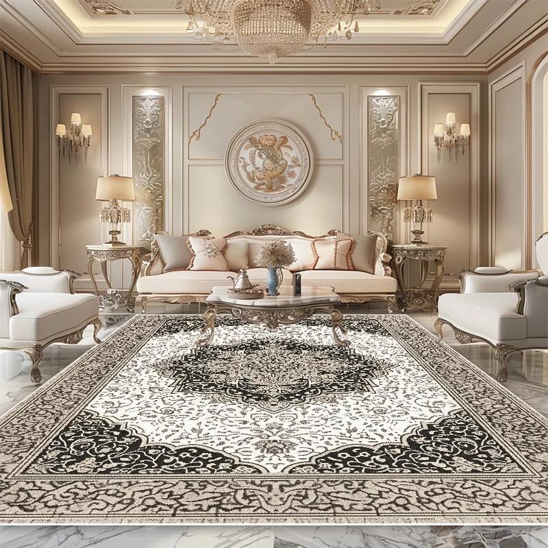Persian Luxury Carpet Living Room High-grade Bedroom Decoration Beautiful Large Area Rug Lounge Non-slip Soft Bedside Floor Mats