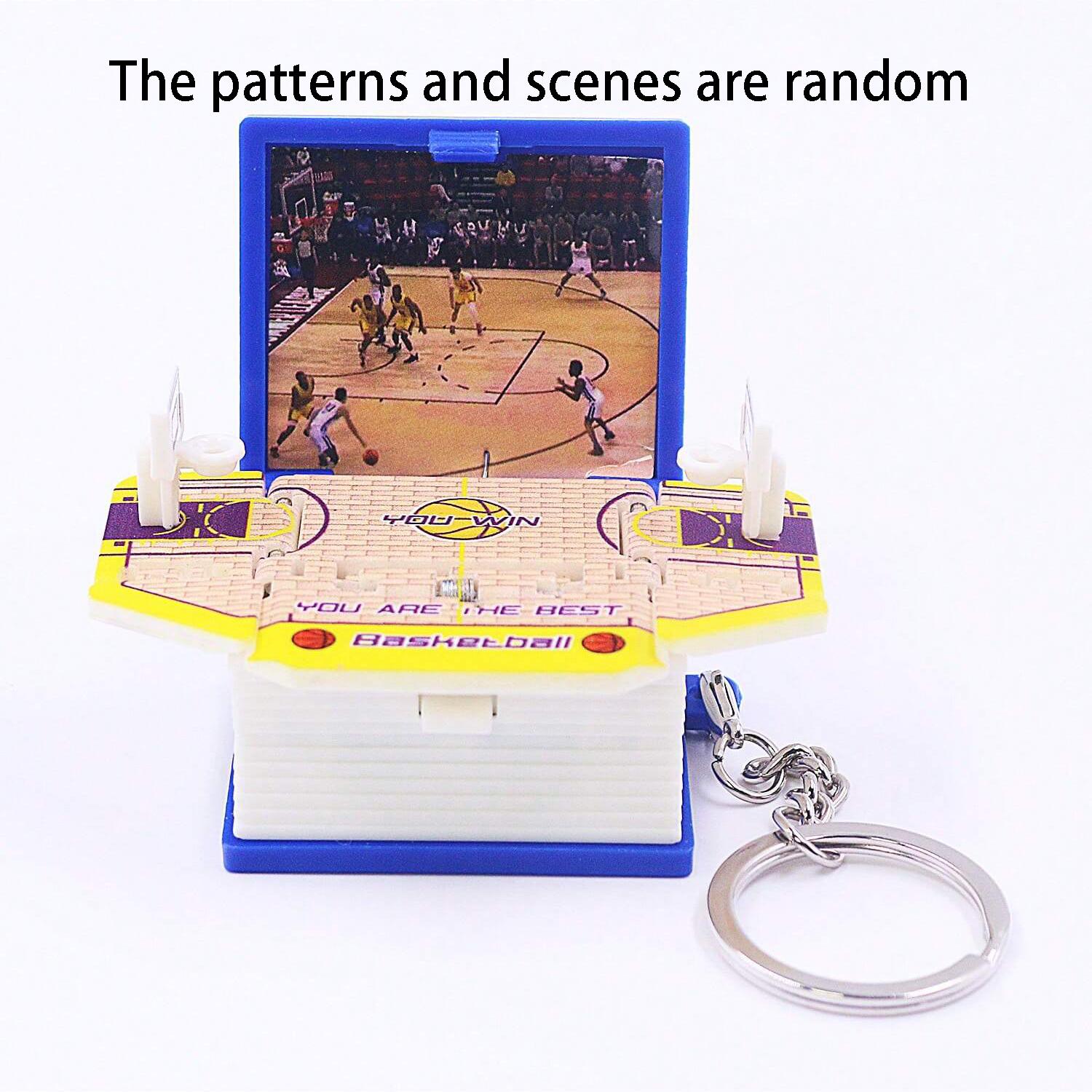Folding 3D Pop Up Book Keychain Basketball Book Keychain Castle Ship Dinosaur Space Puzzle Pendant For Kids Adults Children s Birthday Gift Holiday OneSize
