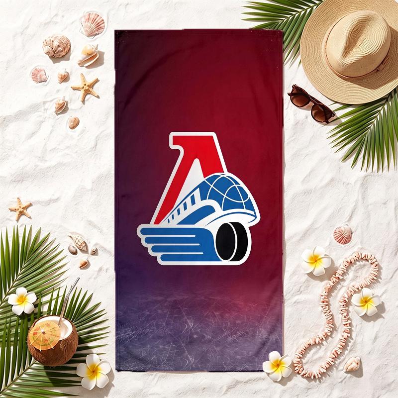 Lokomotiv Yaroslav (28) Soft Beach Towel Stylish Beach Pool Towel for Summer Seaside Vacation Travel
