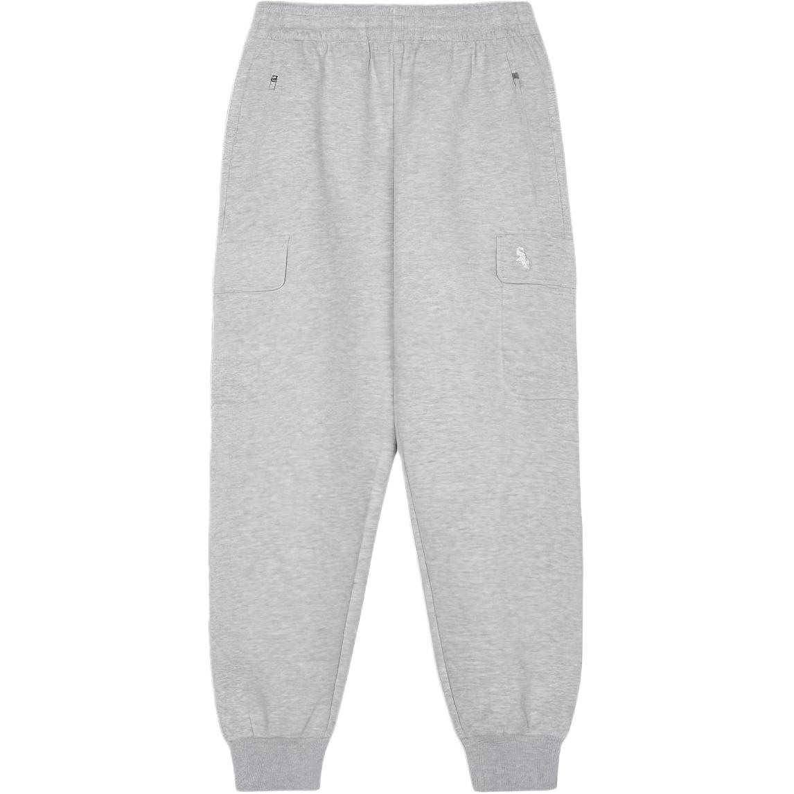 MLB Base Logo SS24 Casual Pants Unisex Gray 3APTB0641-44MGS M