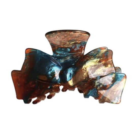 Hair Claw for Women Bowknot Shape Hair Clip Anti-slip Teeth Shark Hair Claw