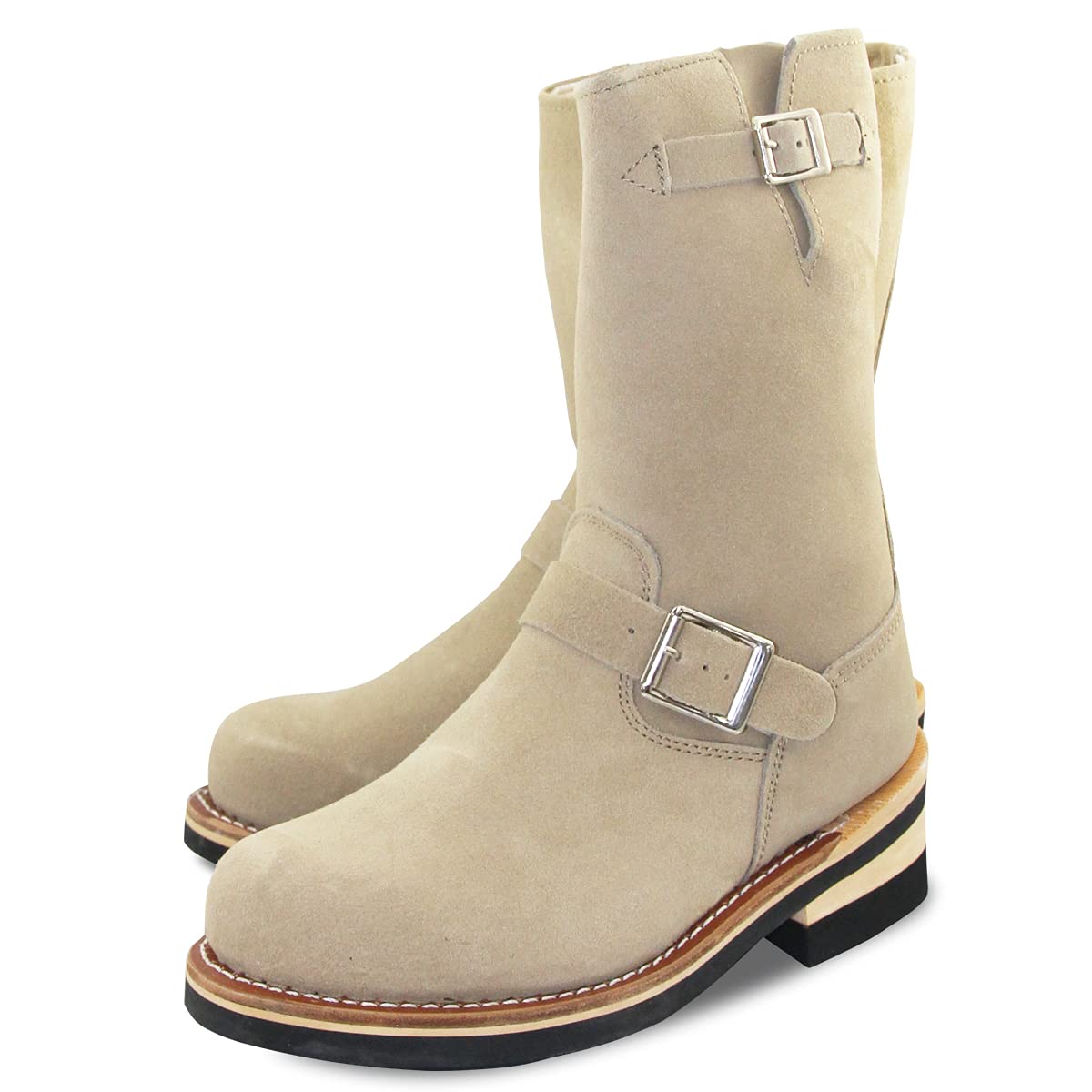 

Бог и Дыхание Инженер Длинная Замша и Натуральная для Мужчин и Мотоциклетные Ботинки, Кожа, Со Стальным Носком, Женщины, (ПЕСОЧНАЯ ЗАМША, 25 точек измерения,