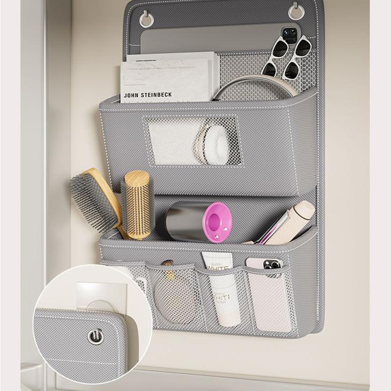 Hängender Aufbewahrungsorganizer Oxford-Gewebe Wandmontierter Organizer Bohrfreie Installation Unterwäsche Socken Organizer Zuhause Wohnheim Schrank Aufbewahrungstasche