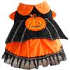 Pet Spring and Autumn Pumpkin Dress Cat Princess Dress Maid Dress Halloween Small Dog Pet Puppy Dog Dresses Christmas Clothes