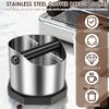 1Pc Coffee Knock Box 750 ML Stainless Steel Espresso Knock Boxes Non Slip Coffee Grounds Knocks Box for Cafe Kitchen Accessories