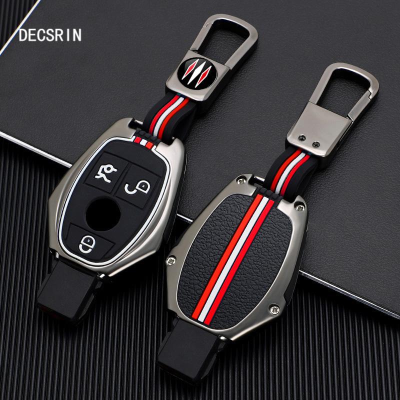 Car Key Case Cover Protective Shell Fob for Mercedes Benz A B C E Class GLS GLA GLK GLC CLS CLA AMG W204 W205 W212 W463 W176