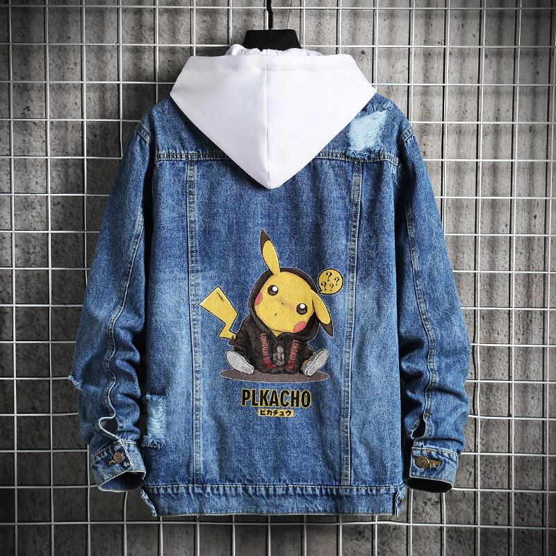Compra Nueva Moda De Primavera De Los Hombres Chaqueta De Mezclilla Costura  Desmontable Capa De La Chaqueta Con Capucha De La Prendas De Vestir JEAN  Barato | Entrega Rápida Y Calidad 