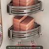 Baihan Suction Cup Bathroom Corner Shelf