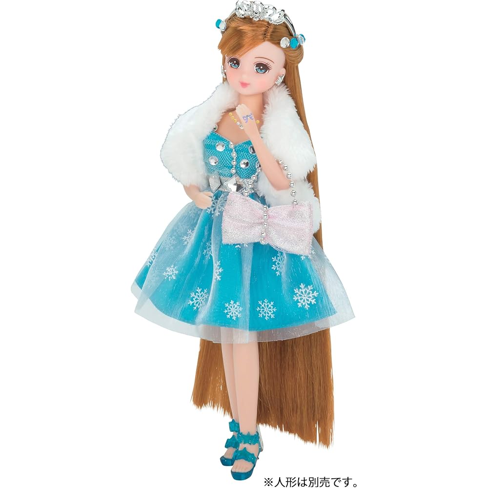 Licca-chan Dress Jewel Up Dress Set Snow Jewel