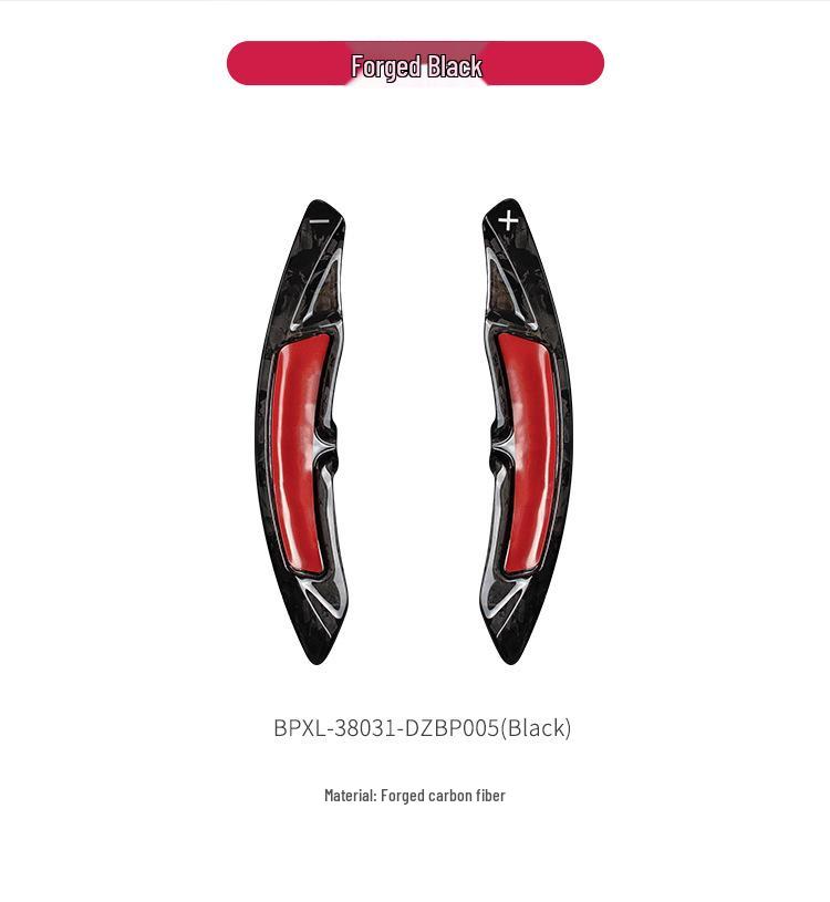 True Carbon Fiber Steering Wheel Paddle Shifters for Panamera, Macan, 911, Cayenne - T-Carbon