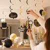 New Year's Eve Party Decorations Hanging Ornaments 6 Pack