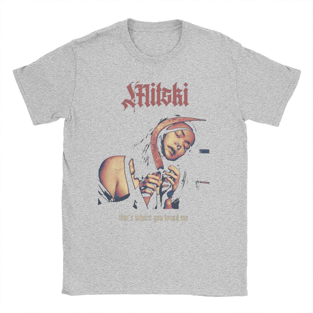 Mitski     T Shirt Summer This is my girl 90s Novelty T Shirts Mens Cotton O-Neck Oversized Clothing Short-Sleeve Vintage Tshirt