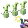 1/2/3Pcs Decompression Keychain Pendant Sound Button Rechargeable LED Light-Up Lizard Button Key Chain Portable Stress Relief Toy