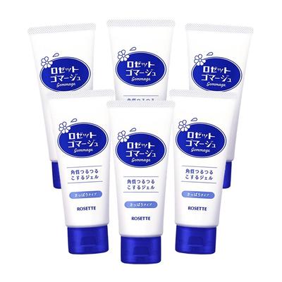 Japanese Rosette Gommage Peeling Gel 120mlX6 Special Set Facial Exfoliation Scrub, 6 Pieces, 120ml