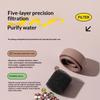 Multi Layer Faucet Water Filter Effective Purification Easy Install For Home Kitchen Bathroom Use