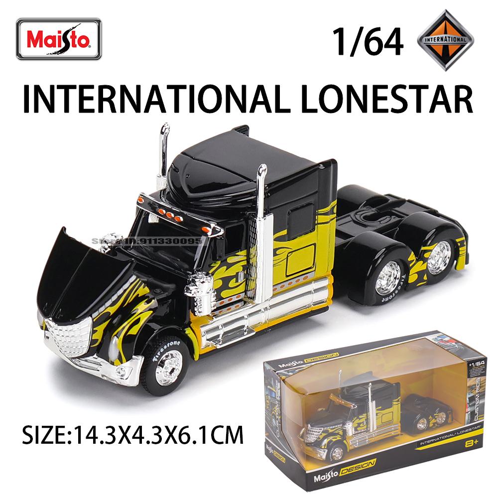 Maisto 1:64 Mercedes-Benz MACK Anthem Trailer trailer model simulation car model alloy car toy male collection gift