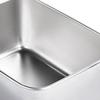304 Stainless Steel Tray Dish Plate Rectangle Food Storage Container for Fruit Vegetables