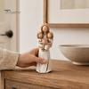 Mother And Daughter Statue Hugging Ornament, Resin Hand-painted Statue, Gift for Mom Tabletop Faceless Figurine Mother's Day Birthday Healing