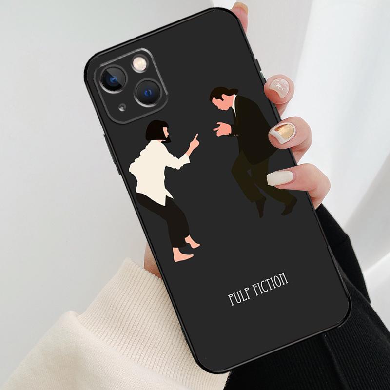 Pulp Fiction Dancing Phone Case For iPhone 17 Pro Max 14 13 12 11 15 16 Pro Max mini 15 16 Plus 16e 17 Air Cover