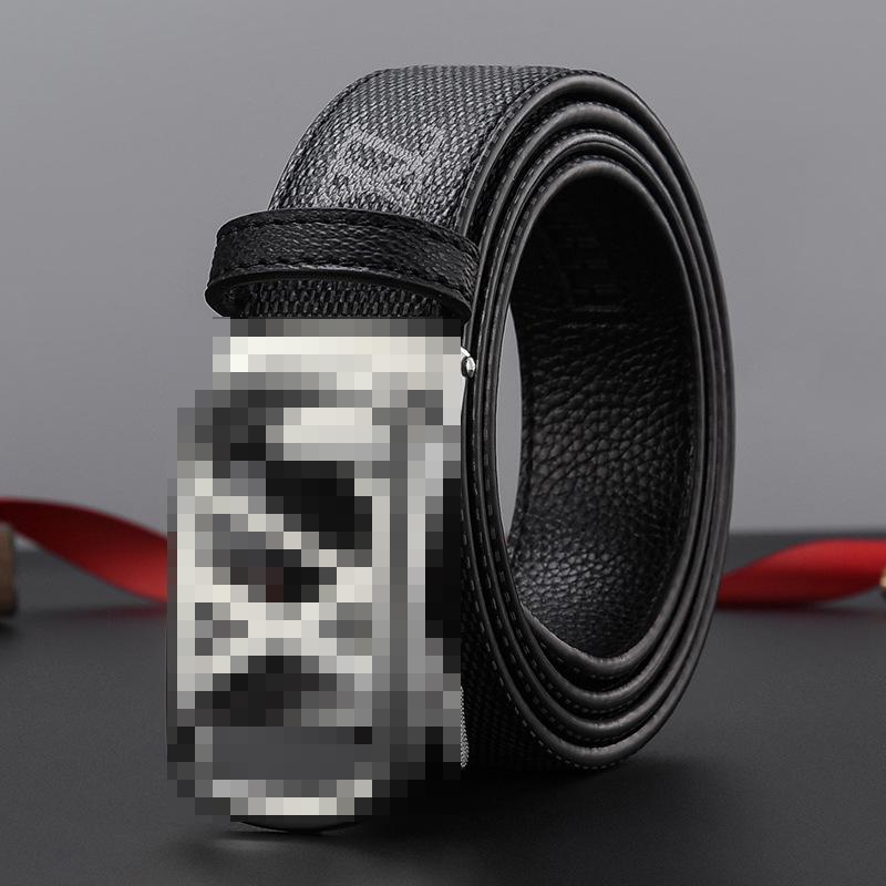 

2025 Men s High-End Fashion Leather Belt - Stylish Suit Accessory 120 cm
