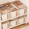 Storage Boxes with Dividers Multi-Compartment Design for Clothing, Luggage, Bag Storage