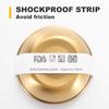 4-Piece Set of Gold 304 Stainless Steel Round Seasoning & Dipping Bowls for Soy Sauce