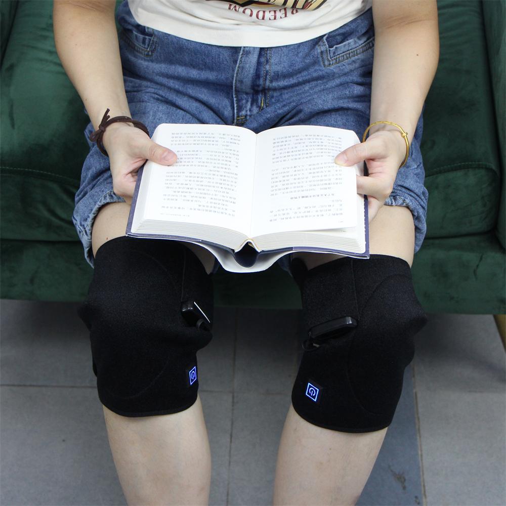 Tuhopeta usb smart electric heating knee pads winter essential knee heating warm joints sports muscle pain