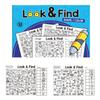 Look and Find Fun Coloring Book Focus and Attention Handwriting Exercise Book