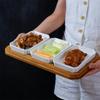 Ausgewählte kreative Scheiben: Bambusholz-Keramikteller, Teller für Peking-Ente, Geschirr für Restaurants, Keramikteller