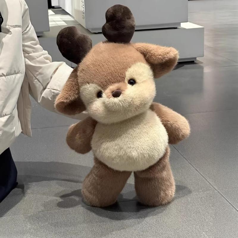 Kawaii Darbojoša plīša rotaļlieta Pūkains pildīta