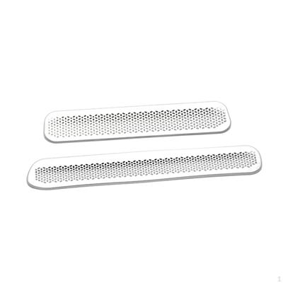 2Pcs unter Sitz Air Outlet Vent Abdeckung Fahrzeuge für Byd Atto 3 Yuan Plus Silber