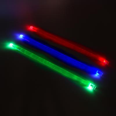 3 kolory 5A akrylowy kij do perkusji Noctilucent świecący w ciemności występ na scenie Luminous Jazz podudzia czerwony zielony niebieski