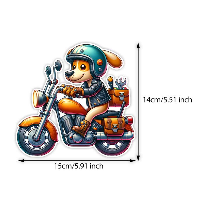 

Car Sticker Animals Driving Motorcycle Sticker Waterproof Vinyl Decal on Bumper Rear Window Laptop Self-adhesive Decal For Car Accessories TM2211 D-15cm Longest Side