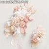 2 Pcs Wedding Sign Flower Swag Artificial Arch Backdrop Garland for Ceremony Party Entrance Welcome Easel Door Floral Wall Home Entryway Outdoor Decor