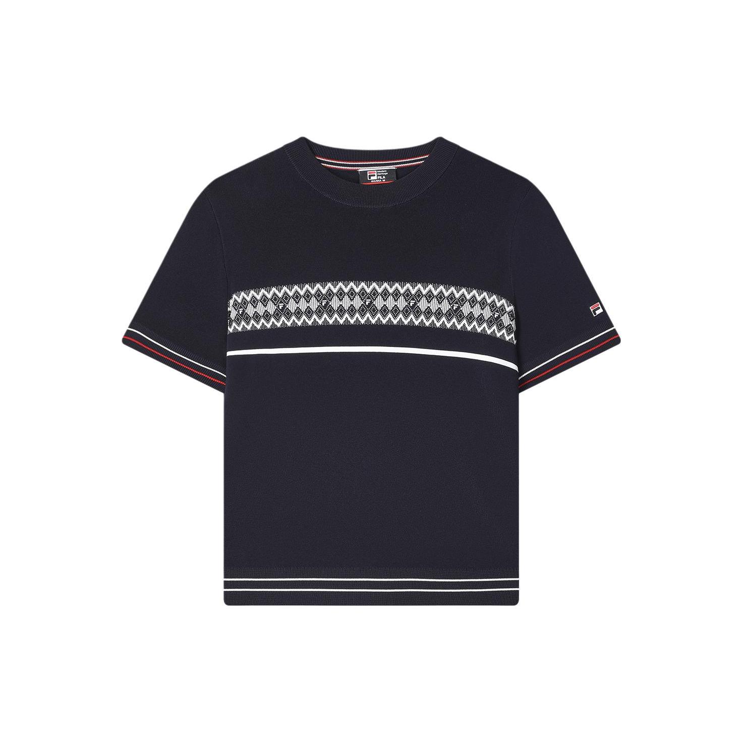 

New FILA Knitwear Women s Legend Blue F11W411404F-NV S