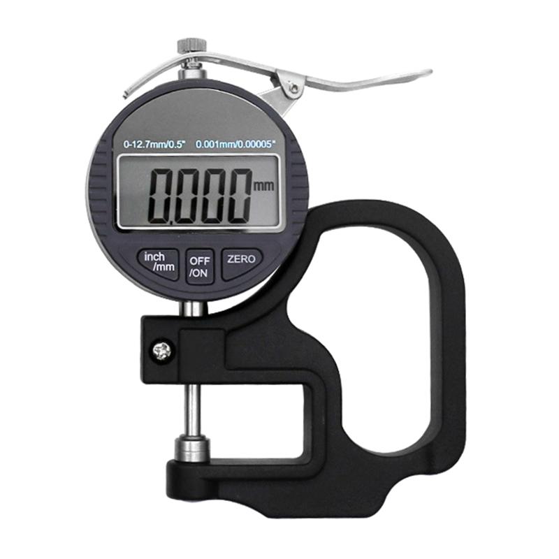 

Digital Thickness Gauge 0-12.7mm/0.5 Thickness Gauge with Large LCD Screen Display for Thickness Measurement of Paper 1