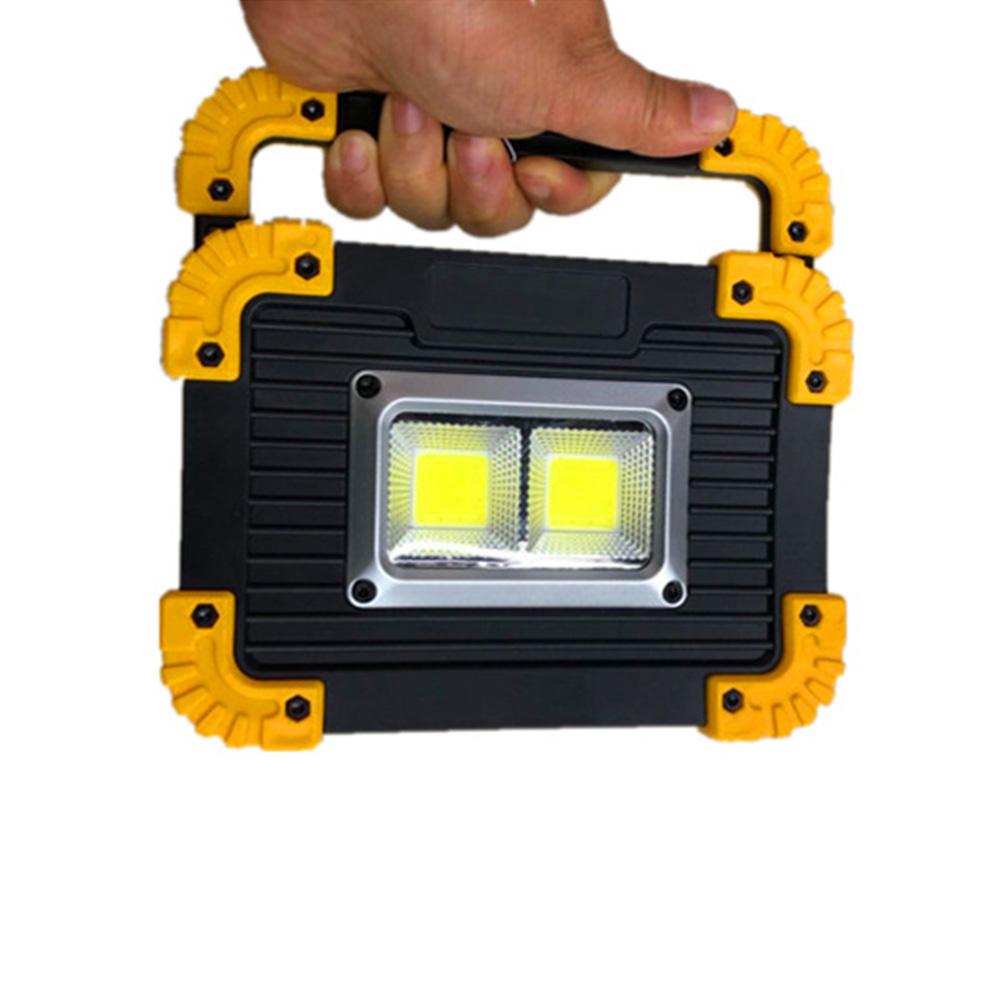 20W COB Outdoor USB Rechargeable Tent Emergency Floodlight with Rotating Handle