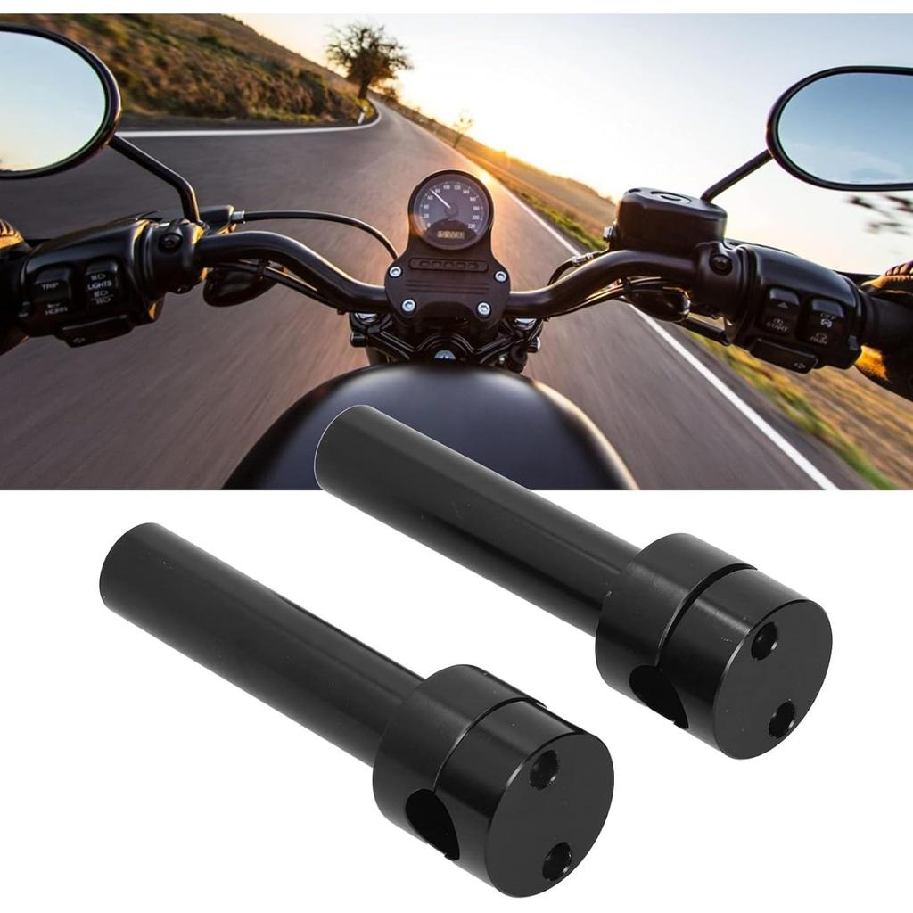 Auybuig Aluminum Alloy Handlebar Riser for 22mm/25mm Motorcycle Steering Wheel Lifting Kit Universal Design
