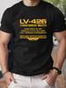 "Alien" Series LV-426 Planet "Earth Transformer Recruitment" Sci-fi Style Print, Daily Outfit for Sci-fi Movie Enthusiasts