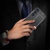 For Samsung Galaxy S25 Case Litchi Texture TPU Flexible Phone Cover,Black