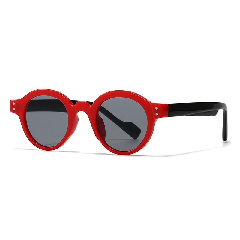 European and American Cross-Border Trendy Street Style Retro Artistic Acrylic Insert Sunglasses Modern Charm Ins Sunglasses 28066