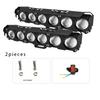Motorcycle LED Spotlights 6 Lens Motorbike LED Fog Lamp Hi/Low Beam Scooter SUV ATV Running Lamp For Off-road 4X4 ATV SUV 12V 24V