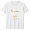 Faith Cross Christianity Religion Mens TTshirt