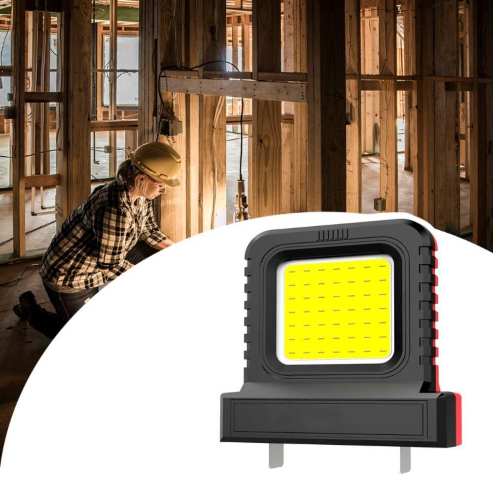 Adjustable Interface Battery Powered Light Wide Beam LED Work Light Emergency Light  Hiking