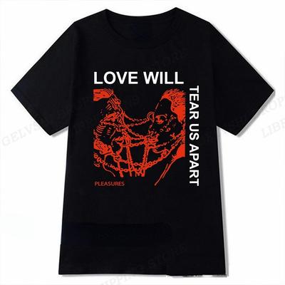 Love Tear Us Apart Lil Peep T-shirt Unisex Modne koszulki Bawełniana koszulka Dziecięce koszulki hip-hopowe Koszulki Raper T-shirt Unisex T-shirt Chłopięcy T-shirt