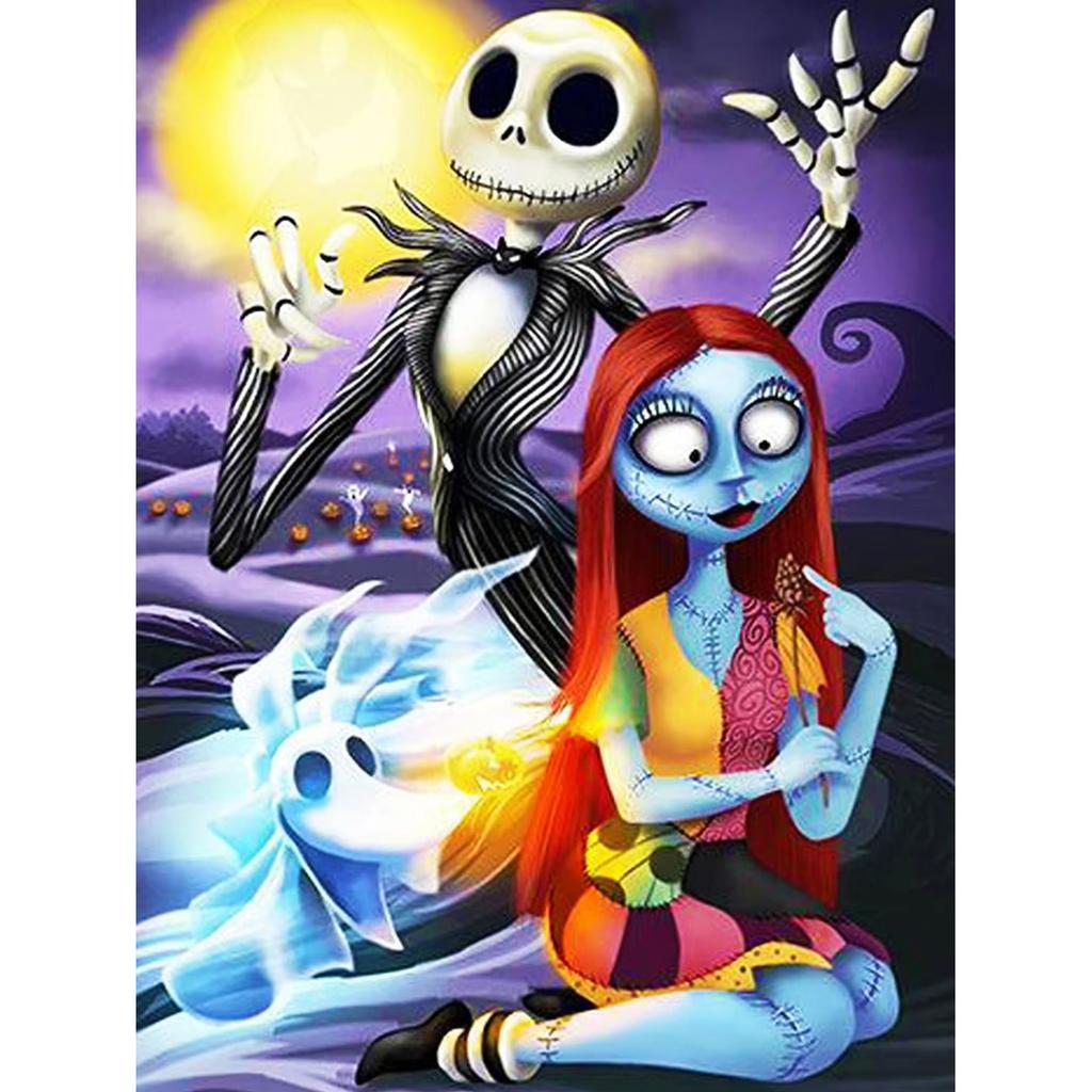 Rahmenloses Disney Diamantmalerei DIY Stickerei The Nightmare Moana Frozen Rapunzel Mosaik Kreuzstich Dekor für Zuhause