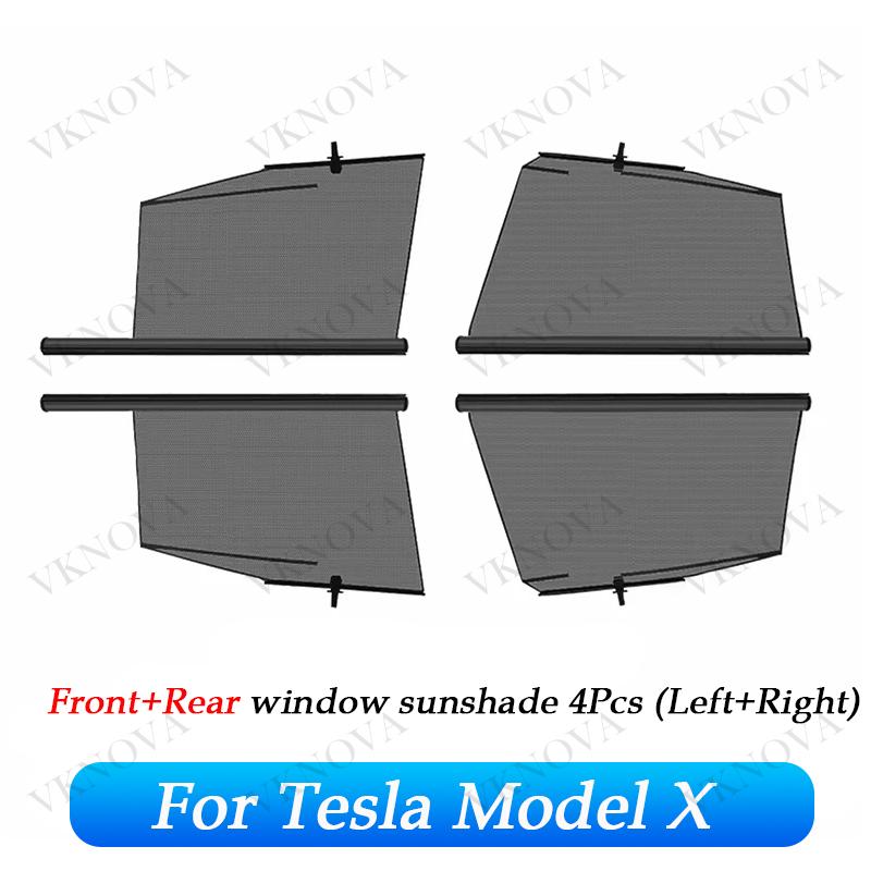 For Tesla Model Y Juniper 2025 2026 Model 3/Y/X 2017-2026 Car Sunshade Side Window Sunshades Window Sunburn Protective Cover