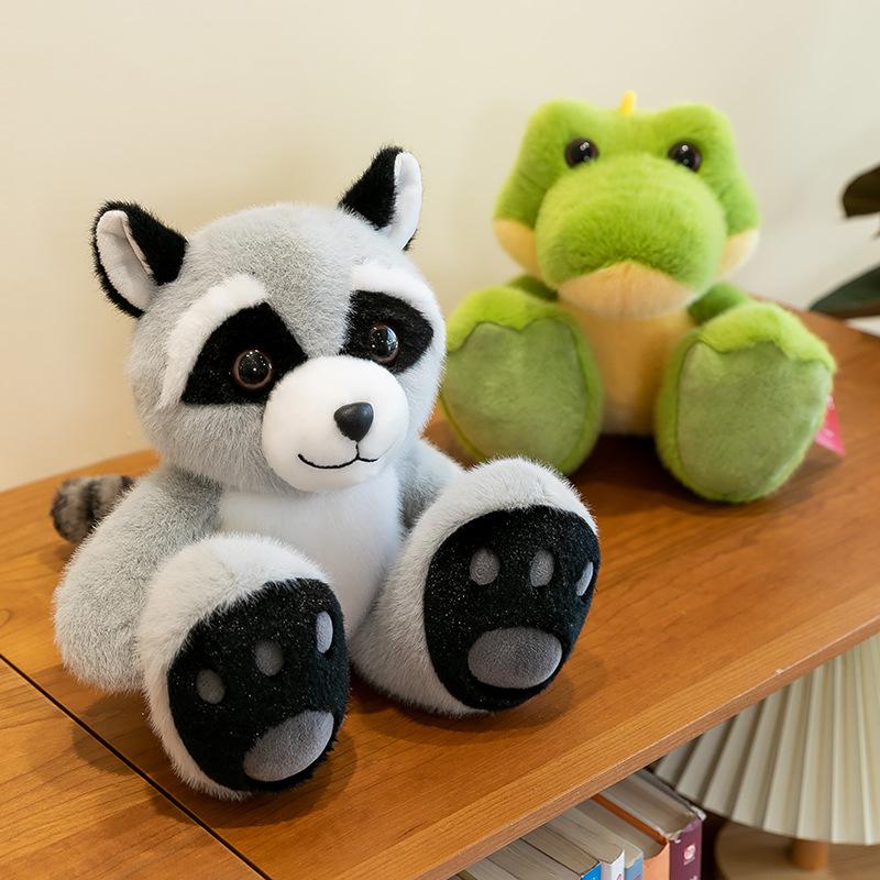 Forest Bigfoot Series Plush Toy Panda Fox Baby Elephant Doll Cute Doll Children's Birthday Gift