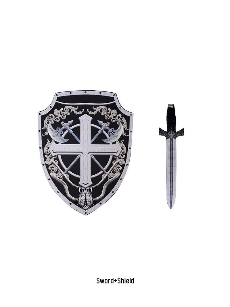 

Children s Medieval Knight Halloween Costume for Role-Playing and Carnival Performance One Size